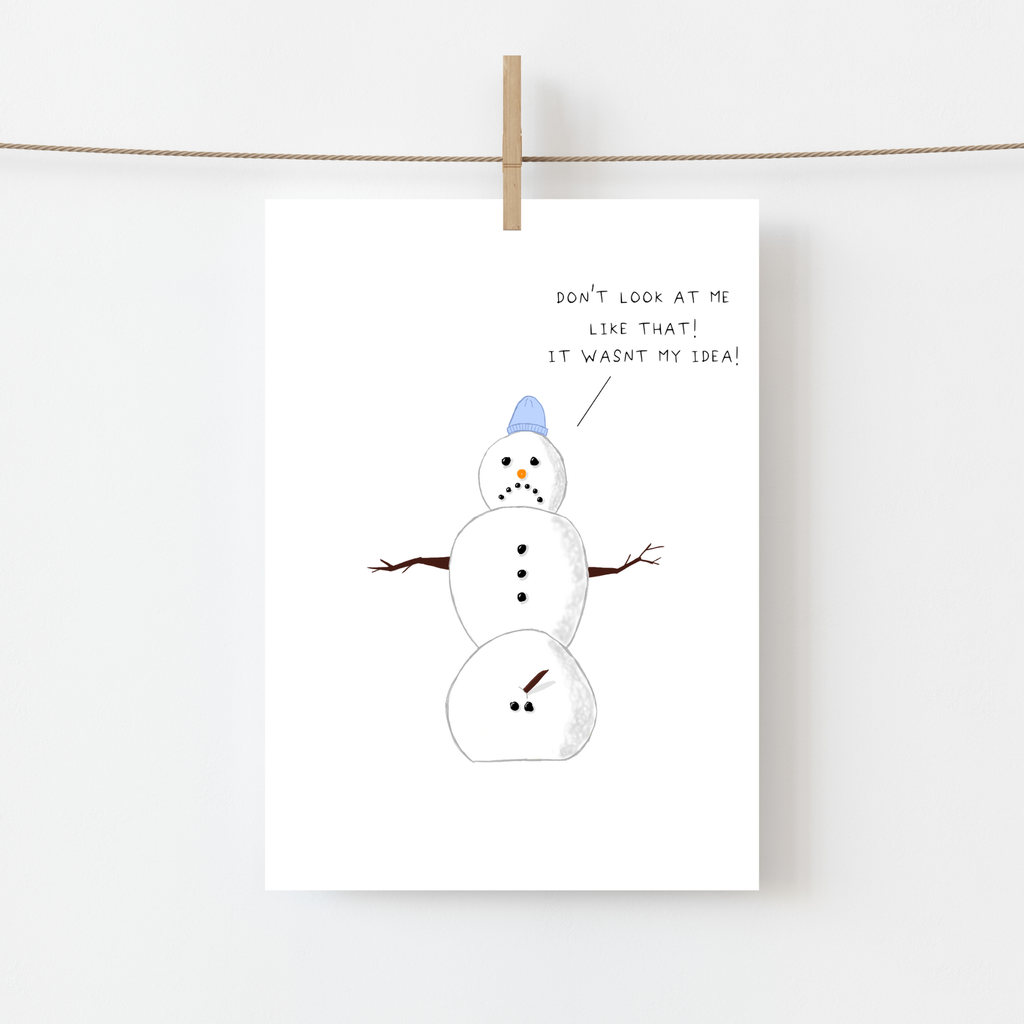 Rude Snowman