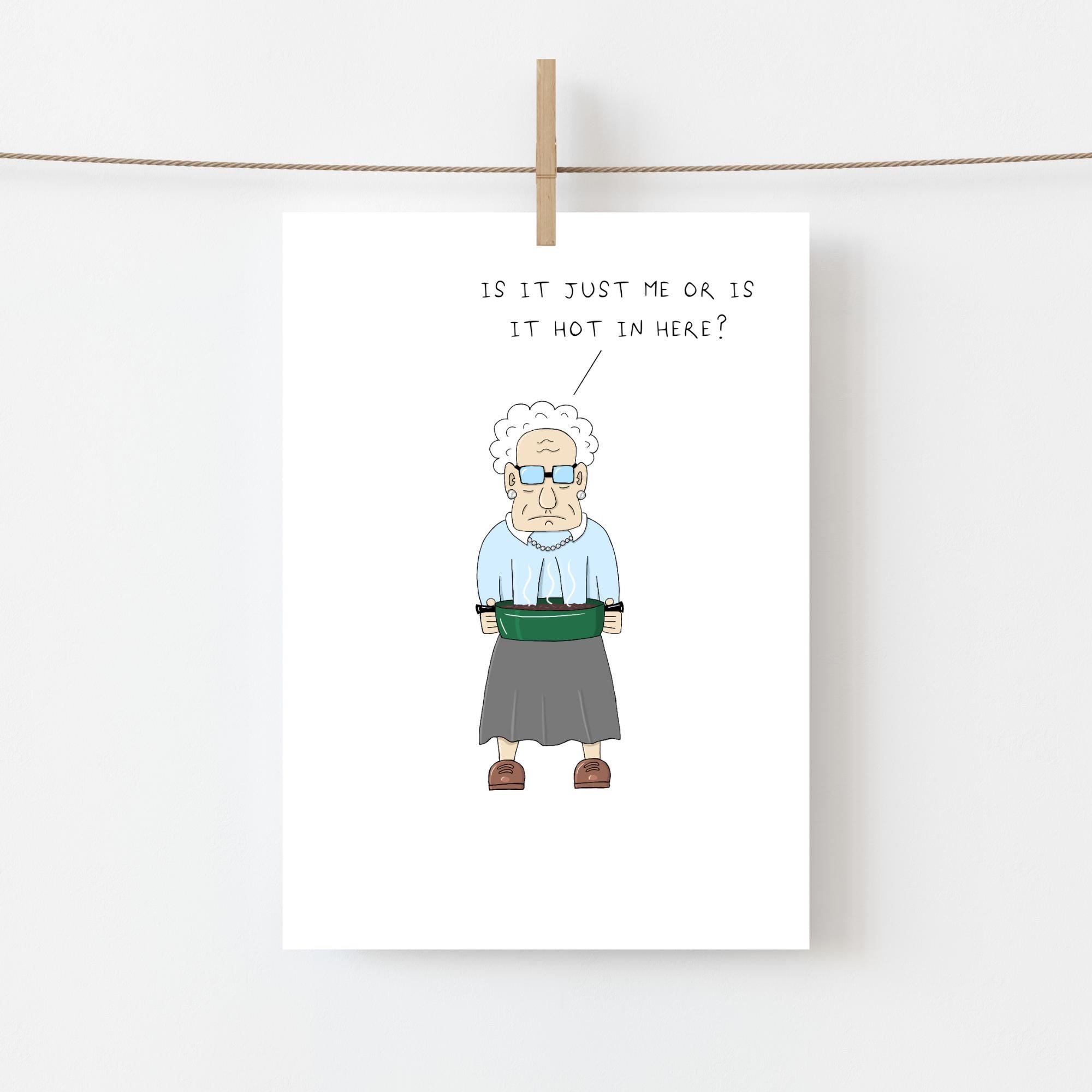 It's Hot Birthday Card