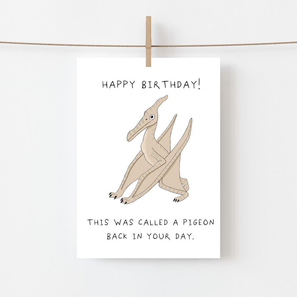 Dinosaur Birthday Card 03