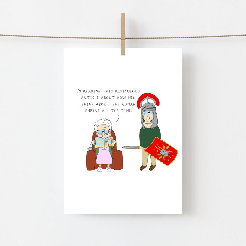 Roman Empire Greeting Card