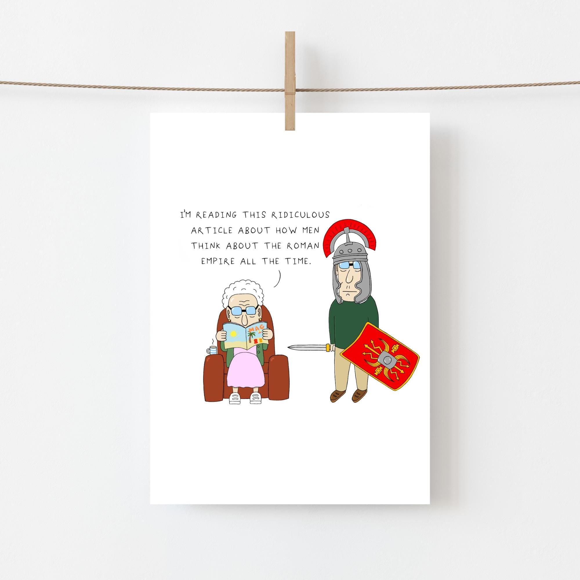 Roman Empire Greeting Card