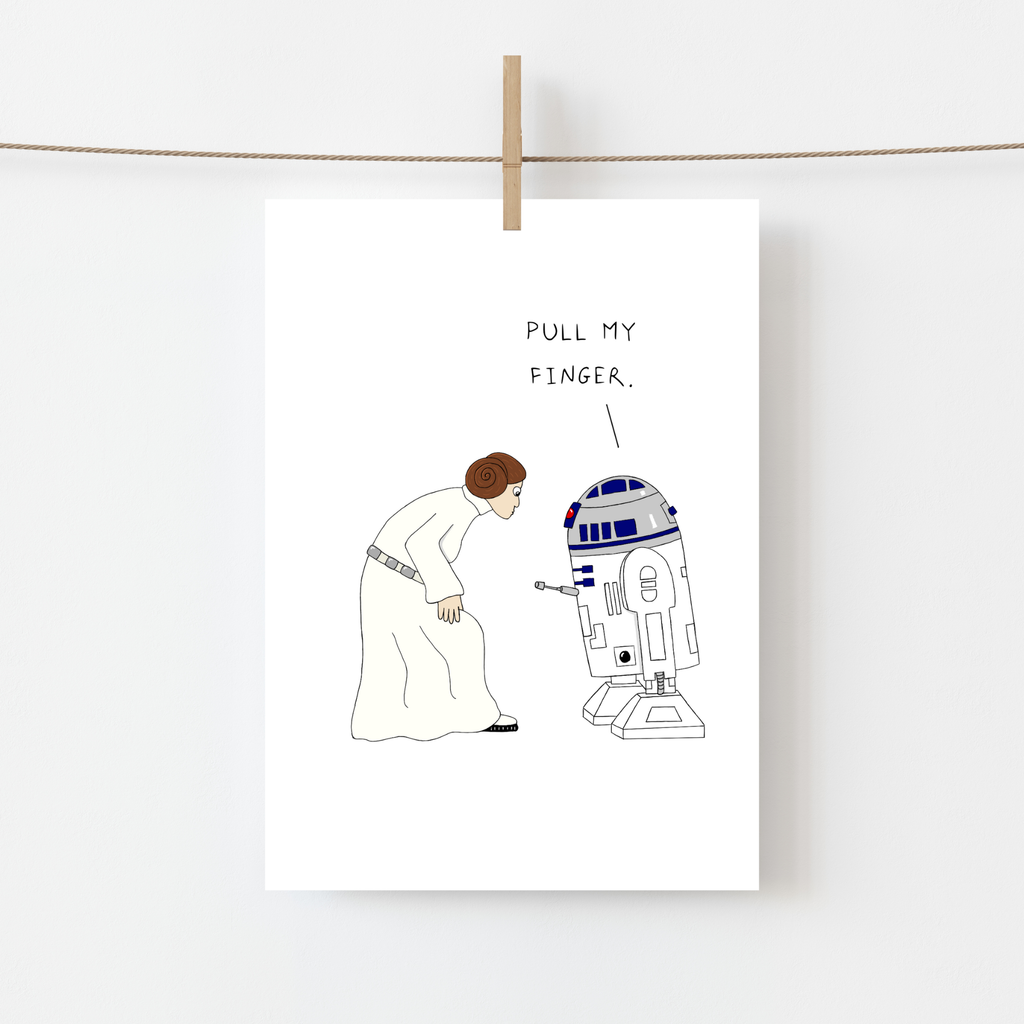 R2D2 Greeting Card