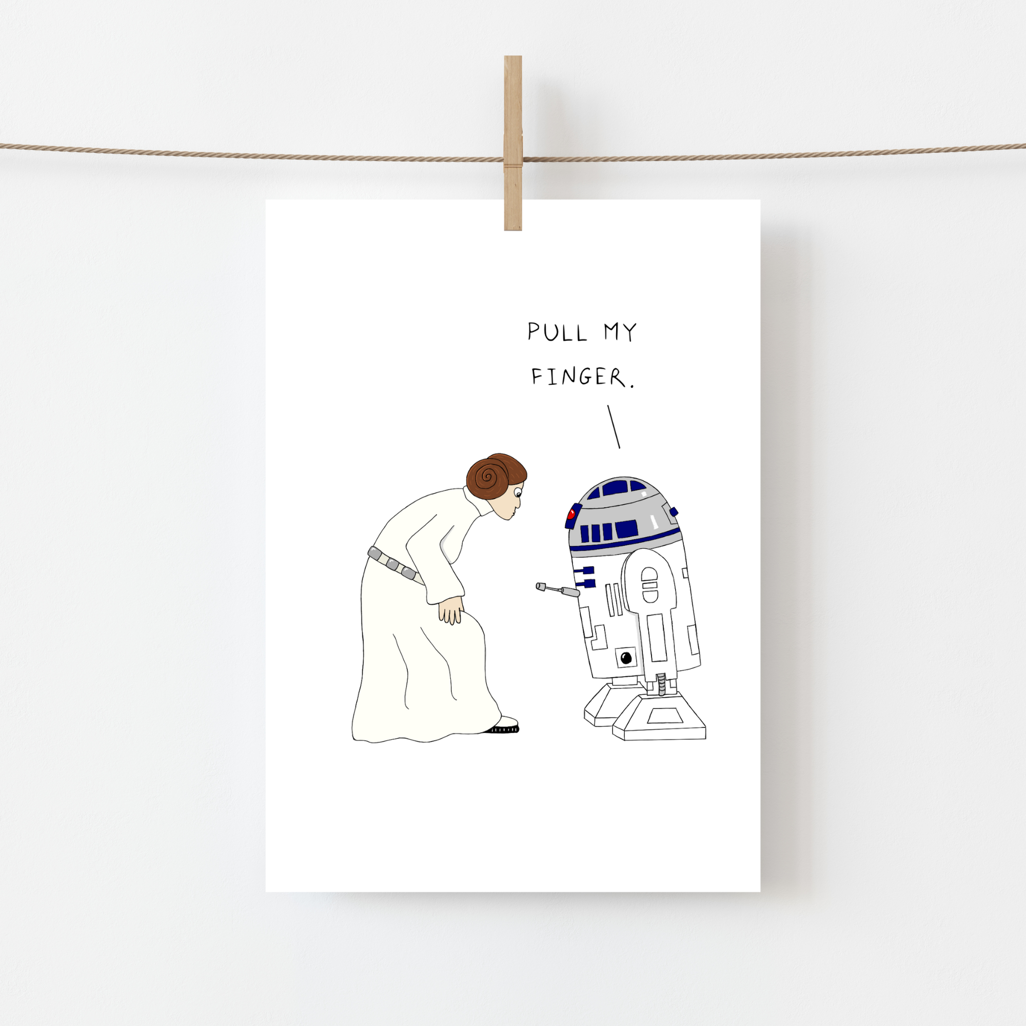 R2D2 Greeting Card