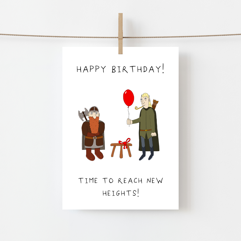 LOTR Birthday Card