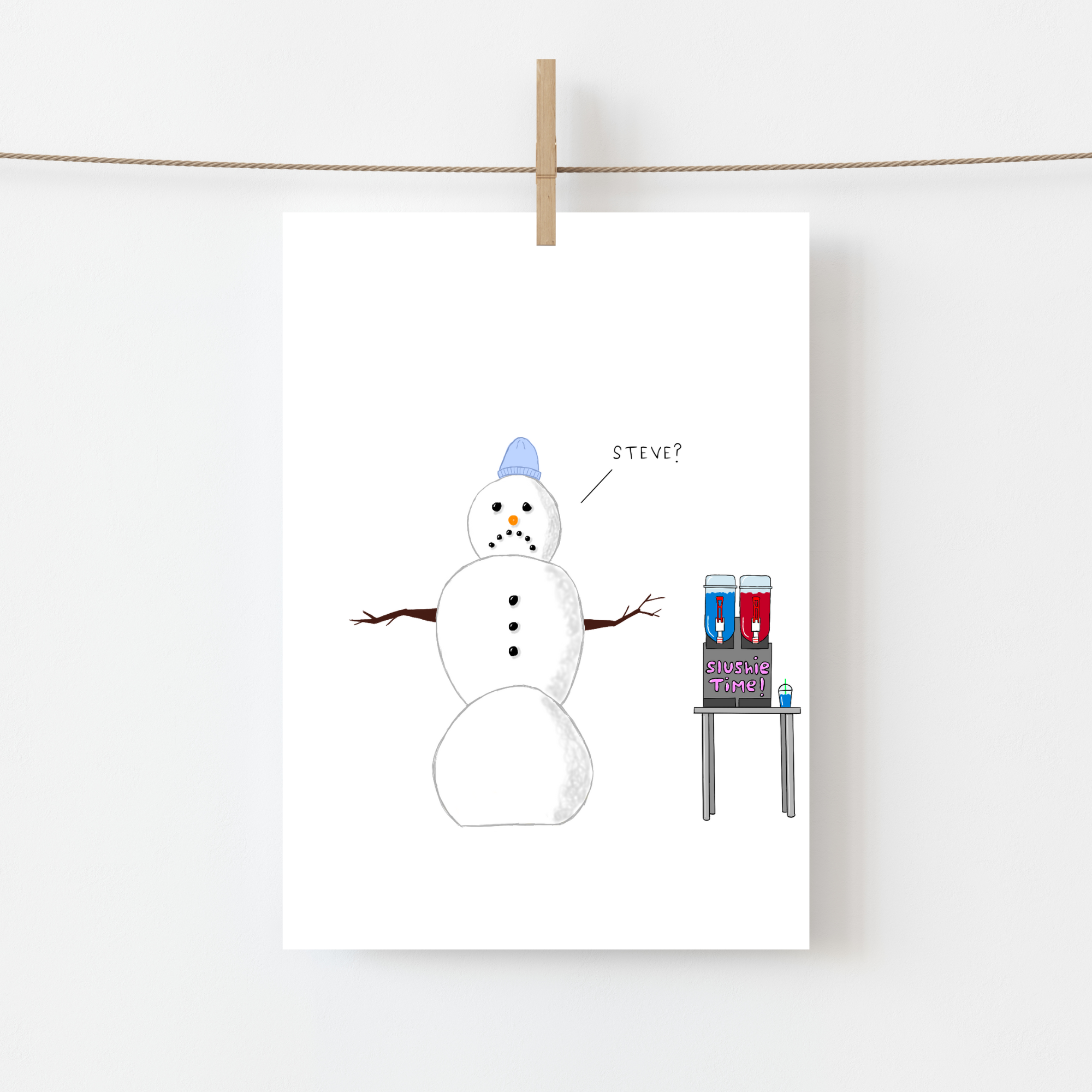 Slushie Snowman