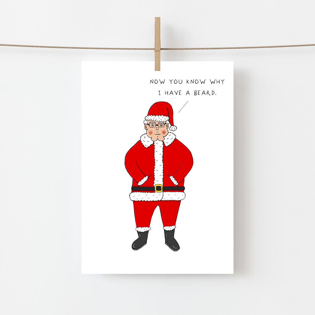 No Beard Santa