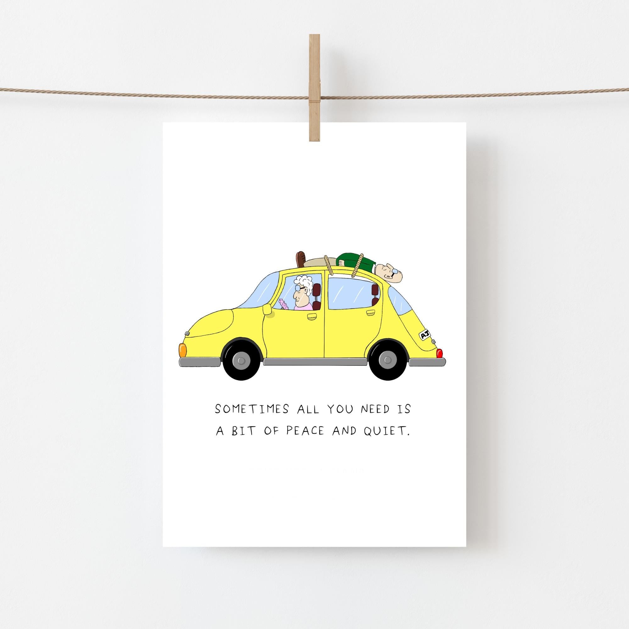 Peace & Quiet Greeting Card